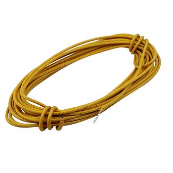 GUYKER Wring Yellow Винтажный провод для распайки, 1 метр, жёлтый