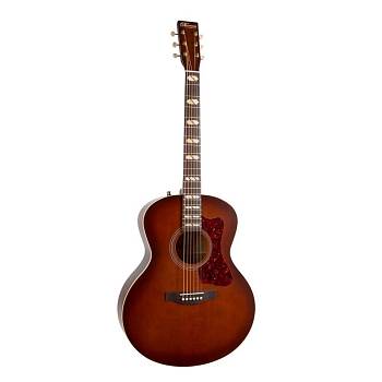 Norman ST30 MJ HB ELEMENT  электроакустическая гитара, Jumbo, LR Baggs Element, цвет гавана берст
