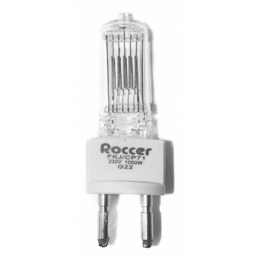 ROCCER CP71 Лампа галогенная без отражателя 230V / 1000W, цоколь G22