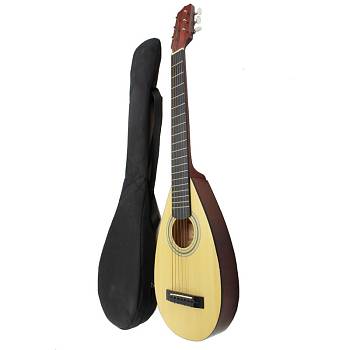 Hora S1125 Акустическая Travel гитара с чехлом, 6 струн, цвет натуральный