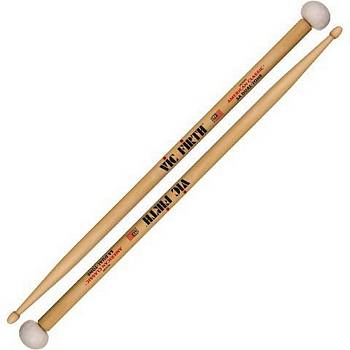 VIC FIRTH 5ADT Палочки барабанные 5А, орех, двусторонние, наконечник деревянный + фетровый