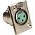 SWITCHCRAFT D3F Разъем панельный XLR (female), 3-PIN