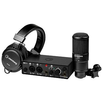 YAMAHA Steinberg IXO22 Black RECORDING PACK Комплект для записи с аудиоинтерфейсом USB-C
