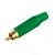 Amphenol ACPR-GRN Разъем кабельный RCA (male), зелёный