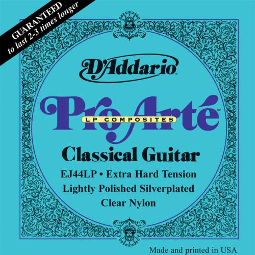 Набор струн для 6-струнной классической гитары D`ADDARIO EJ44LP