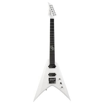 Solar V1.6 Vinter  электрогитара, форма V, HH, Fishman Fluence, Evertune, чехол, цвет белый