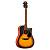 KEPMA D1CE Sunburst Гитара электроакустическая Dreadnought, цвет санберст  глянцевый