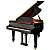 М.Глинка M-185PBK Рояль акустический для малых залов, чёрный, полированный