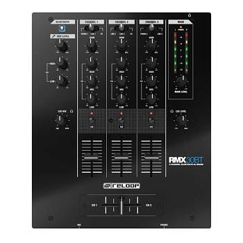 Reloop RMX-30BT DJ-микшер, 3 канала, Bluetooth