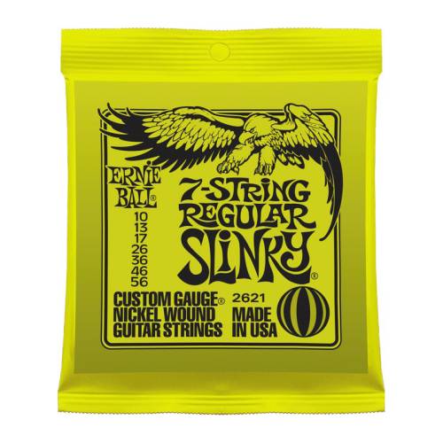 Набор струн для 7-струнной электрогитары Ernie Ball 2621
