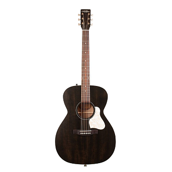 Art & Lutherie Legacy Faded Black  акустическая гитара Grand, массив кедра/дикая вишня, цвет черный