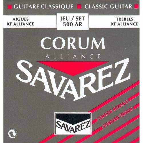 Набор струн для 6-струнной классической гитары Savarez 500AR Alliance Corum Rouge
