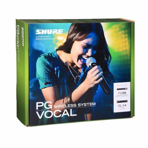 SHURE BLX24E/PG58 M17 радиосистема UHF, 1 ручной микрофон