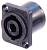 NEUTRIK NL4MP Разъем панельный SpeakON (male), 4-pole