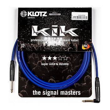 KLOTZ KIKKG4.5PRBL Шнур инструментальный Jack 1/4