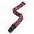 Planet Waves 50H13 Sublimation Printed Гитарный ремень, полиэстер, рисунок «Черно-красные звезды»