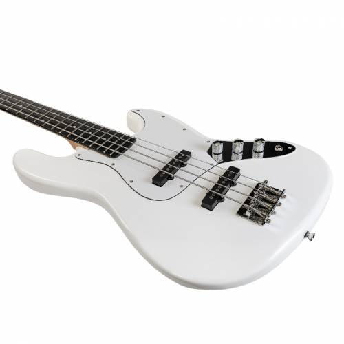 ROCKDALE Stars Jazz Bass White