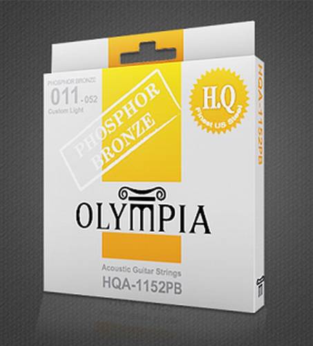 Olympia HQA 1152PB Струны для акустической гитары, Phosphor Bronze, 11-52