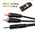 KUPFERN KFAC21-3M Шнур аудио 2хRCA(male) ⇔ mini-JACK 1/8" (stereo), длина 3 метра