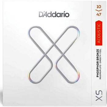 D'Addario XSAPB1047 Набор струн для 6-струнной акустической гитары, размер 10-47