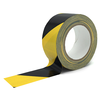 Gaffer DG Tape @utility WARNING (50мм х 25м, жёлто/чёрный) Лента монтажная глянцевая