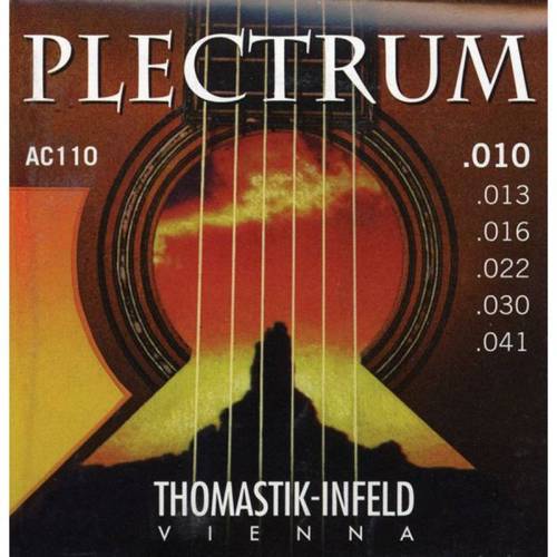 Набор струн для 6-струнной акустической гитары Thomastik AC110 Plectrum