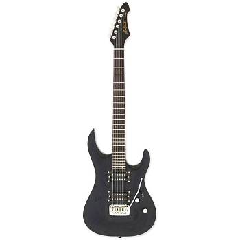 ARIA MAC-DLX STBK Электрогитара, Superstrat, 24 лада, цвет мореный черный