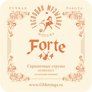 Набор струн для скрипки Господин Музыкант Forte 4/4