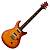 PRS SE CUSTOM 24 VINTAGE SUNBURST CU4VS Электрогитара 6 струн, с чехлом, красное дерево, санберст