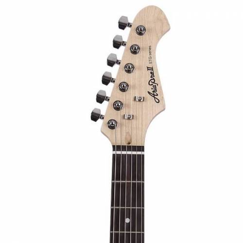 ARIA STG-003 WH Электрогитара, 6 струн, 22 лада, цвет белый
