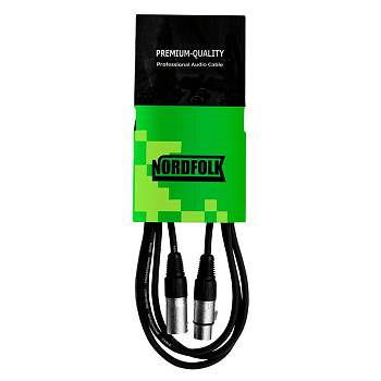 NordFolk NMC9/5M Шнур микрофонный XLR(F) ⇔ XLR(M), 5 метров