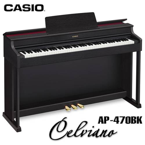 CASIO Celviano AP-470BK пианино цифровое, цвет чёрное дерево