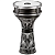 MEINL HE-122 Дарбука алюминиевая, 6.5 x 12.75", чёрная с  гравировкой