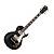 CORT CR100 BK Электрогитара типа Les Paul, 22 лада, H-H, цвет черный