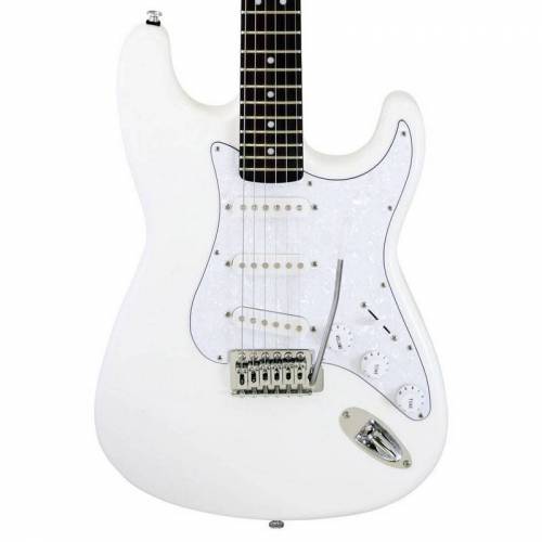 ARIA STG-003 WH Электрогитара, 6 струн, 22 лада, цвет белый